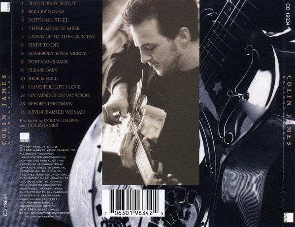 Colin James (2) : National Steel (CD, Album)