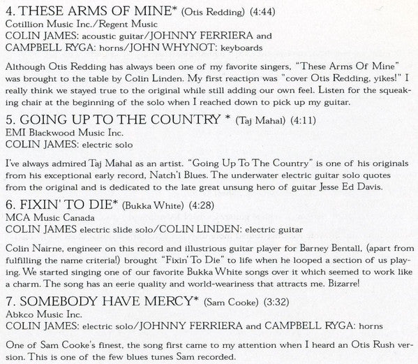 Colin James (2) : National Steel (CD, Album)