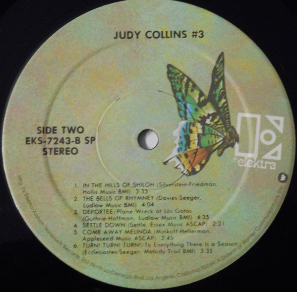 Judy Collins : Judy Collins #3 (LP, Album, RP)