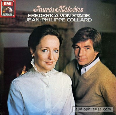Gabriel Fauré, Jean-Philippe Collard, Frederica von Stade : Lieder (LP)