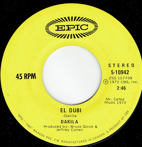 Dakila : El Dubi / Searchin' For My Soul (7")