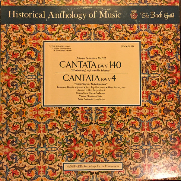 Johann Sebastian Bach : Cantata BWV 140, Cantata BWV 4 (LP, Album, RE)