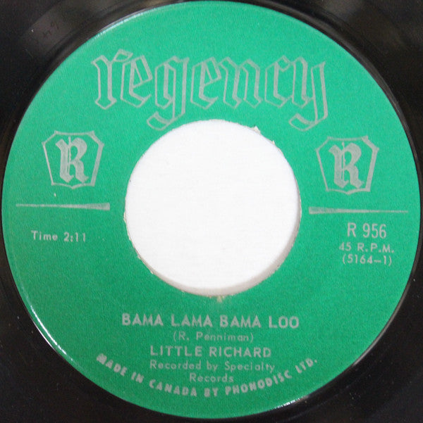 Little Richard : Bama Lama Bama Loo / Annie's Back (7")