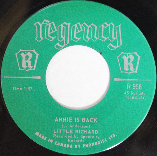 Little Richard : Bama Lama Bama Loo / Annie's Back (7")