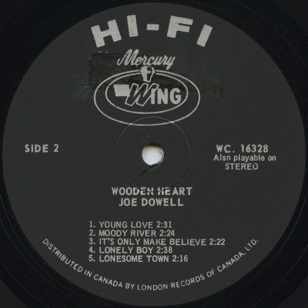 Joe Dowell : Wooden Heart  (LP, Album)