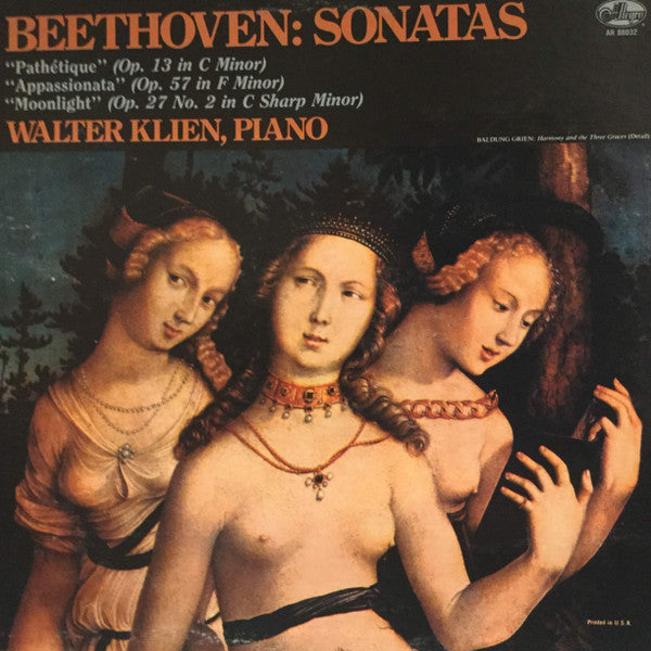 Ludwig van Beethoven / Walter Klien : Beethoven: Sonatas (LP, RE)