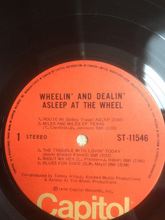 Asleep At The Wheel : Wheelin' And Dealin' (LP, Album)