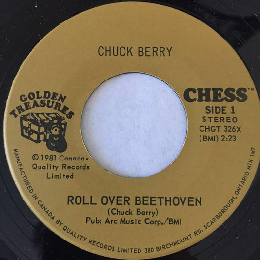 Chuck Berry : Roll Over Beethoven / Nadine (7", Single)