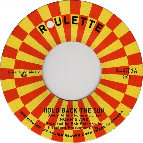 Noah's Ark (3) : Hold Back The Sun (7", Single)