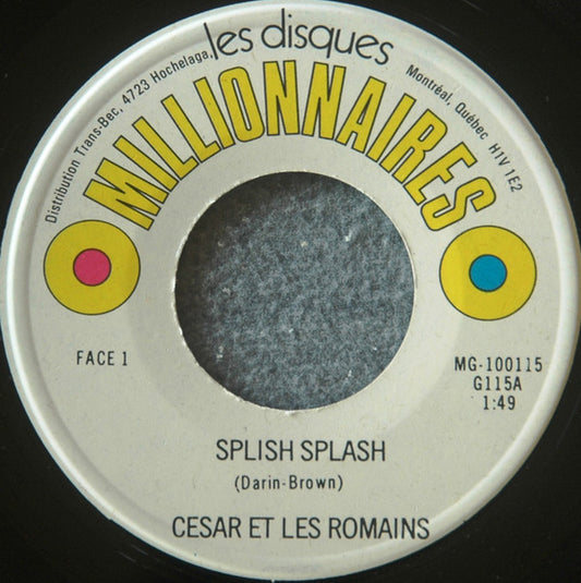 César Et Les Romains : Splish Splash (7", Single)