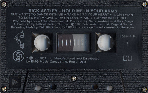 Rick Astley : Hold Me In Your Arms (Cass, Album, Dol)