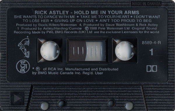 Rick Astley : Hold Me In Your Arms (Cass, Album, Dol)