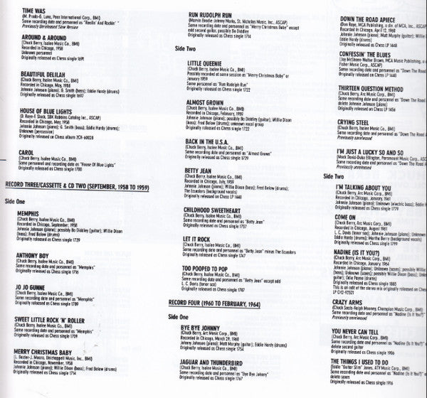 Chuck Berry : The Chess Box (3xCD, Comp, Club, RE, RM + Box)