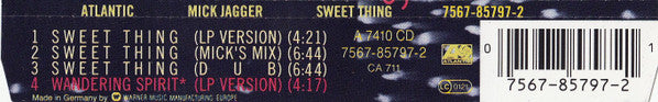 Mick Jagger : Sweet Thing (CD, Single)