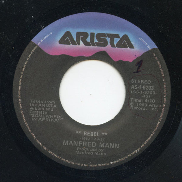 Manfred Mann's Earth Band : Rebel (7", Single)
