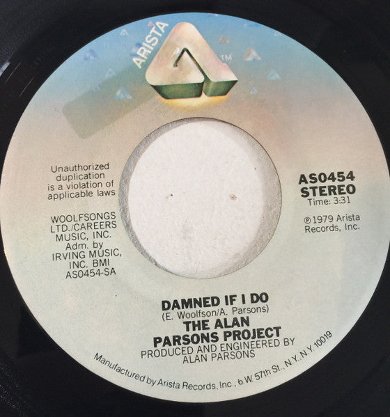 The Alan Parsons Project : Damned If I Do (7", Single, San)