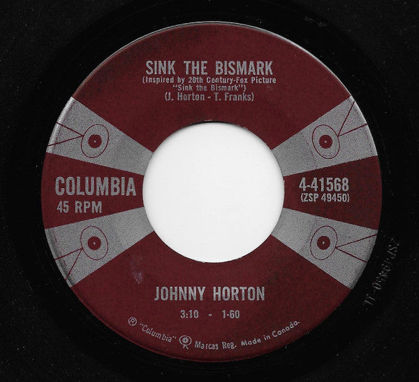 Johnny Horton : Sink The Bismarck (7", Single)