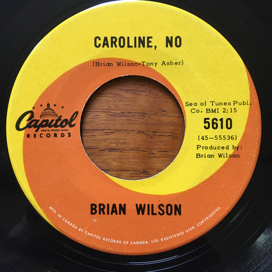 Brian Wilson : Caroline, No (7", Single)