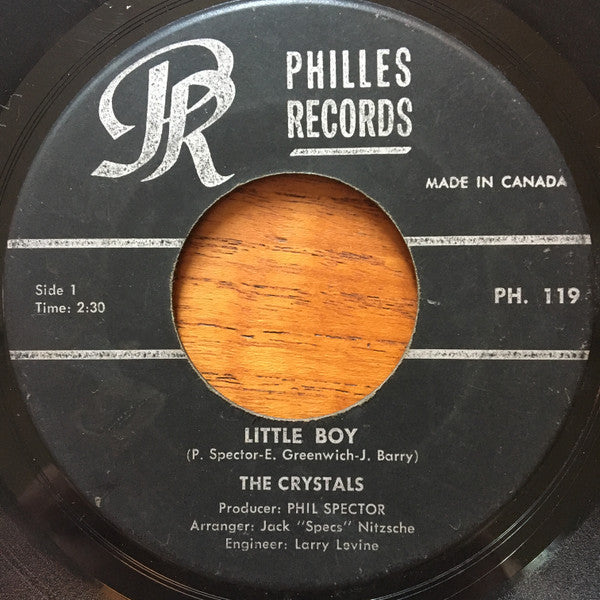 The Crystals : Little Boy (7", Single)