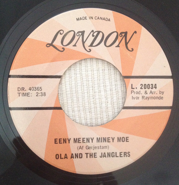Ola & The Janglers : I Can Wait / Eeny Meeny Miney Moe (7", Single)