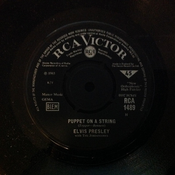 Elvis Presley With The Jordanaires : Tell Me Why (7", Single)