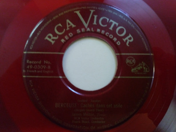 James Melton : Panis Angelicus / Berceuse (7", Single, Mono)