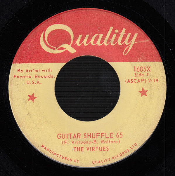 The Virtues : Guitar Shuffle 65 (7", Single)