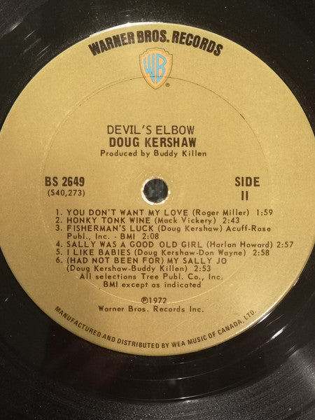 Doug Kershaw : Devil's Elbow (LP, Album)