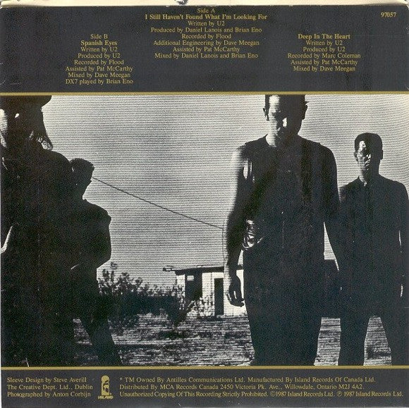 U2 : I Still Haven't Found What I'm Looking For (7", Single)