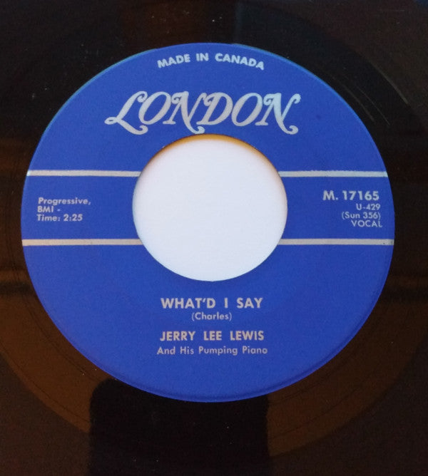 Jerry Lee Lewis : What'd I Say (7", Single)