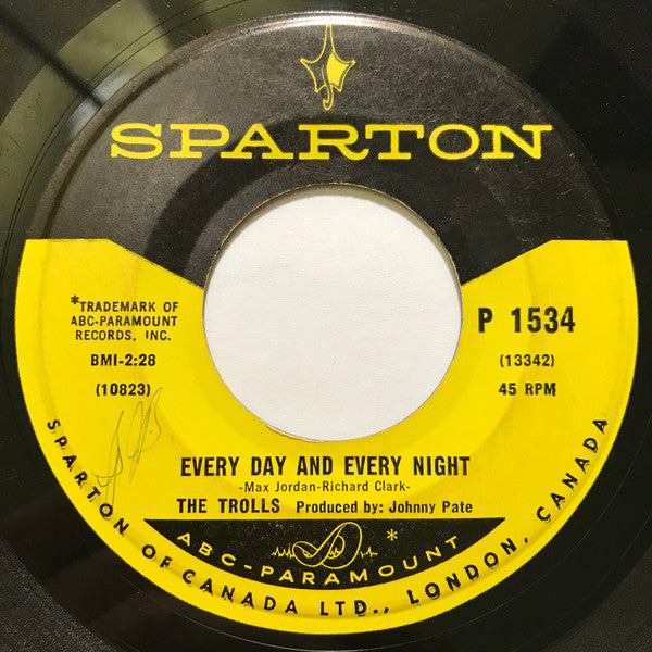 The Trolls : Every Day And Every Night / Are You The One? (7")