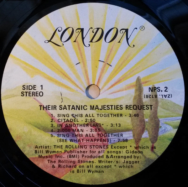 The Rolling Stones : Their Satanic Majesties Request (LP, Album, RE)