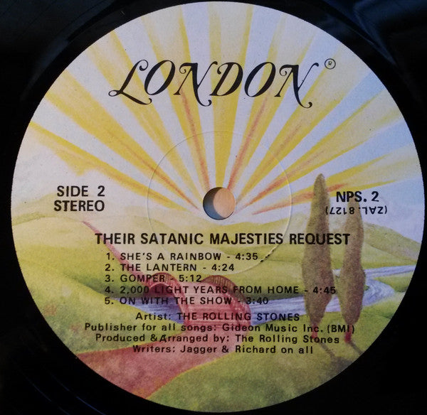 The Rolling Stones : Their Satanic Majesties Request (LP, Album, RE)