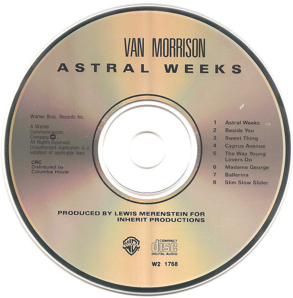 Van Morrison : Astral Weeks (CD, Album, Club, RE)
