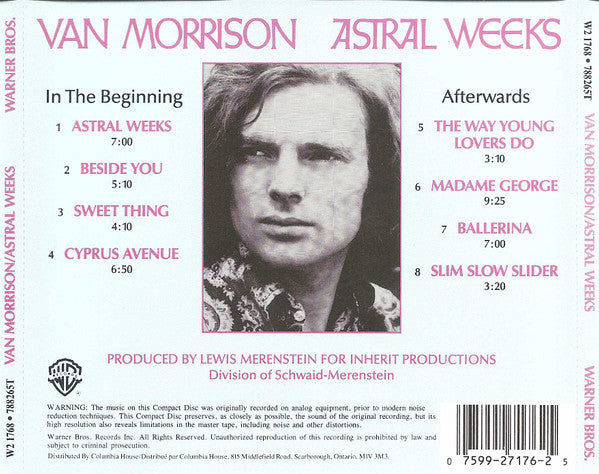 Van Morrison : Astral Weeks (CD, Album, Club, RE)