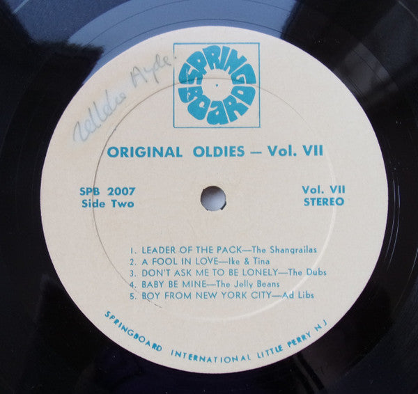 Various : Original Oldies Vol.7 (LP, Comp)