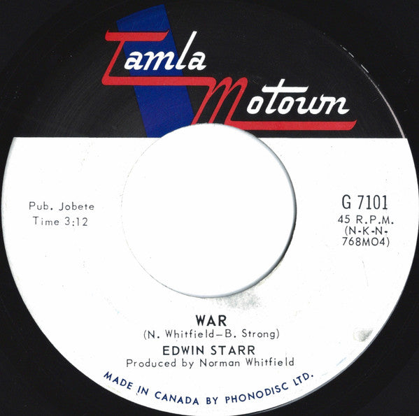 Edwin Starr : War (7", Single)
