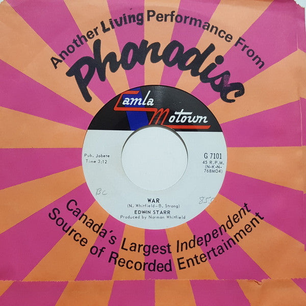 Edwin Starr : War (7", Single)