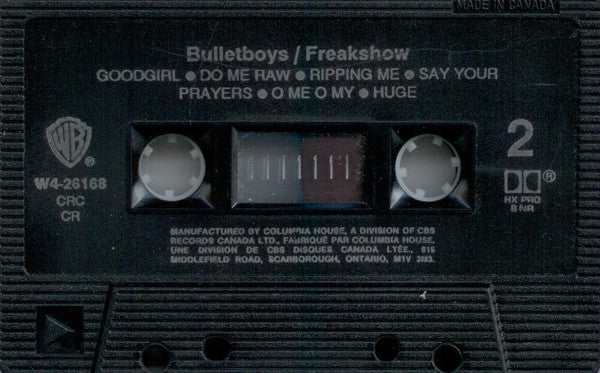 BulletBoys : Freakshow (Cass, Album, Club, Dol)