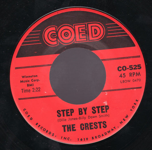 The Crests : Step By Step / Gee (7")