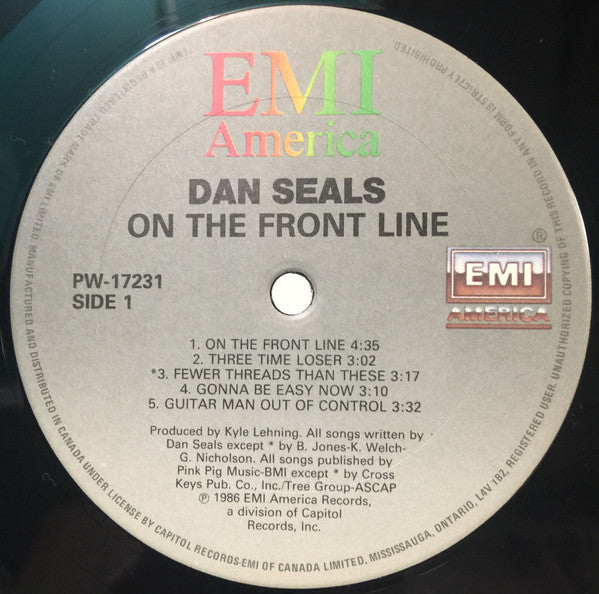 Dan Seals : On The Front Line (LP, Album)