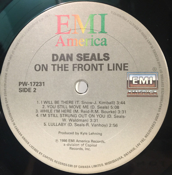 Dan Seals : On The Front Line (LP, Album)