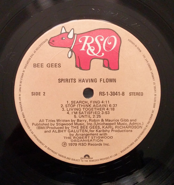 Bee Gees : Spirits Having Flown (LP, Album, Gat)