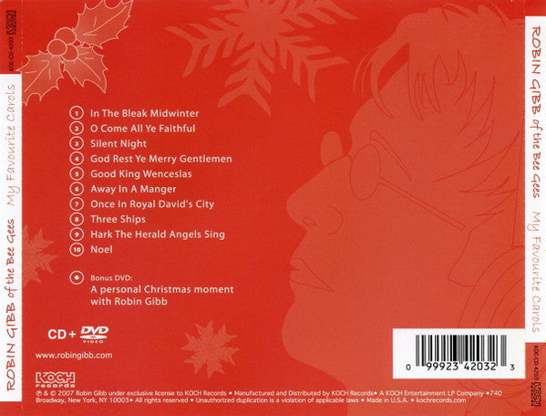 Robin Gibb : My Favourite Carols (CD, Album + DVD, NTSC, All)