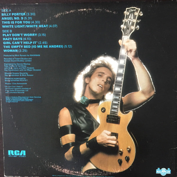 Mick Ronson : Play Don't Worry (LP, Album, Gat)