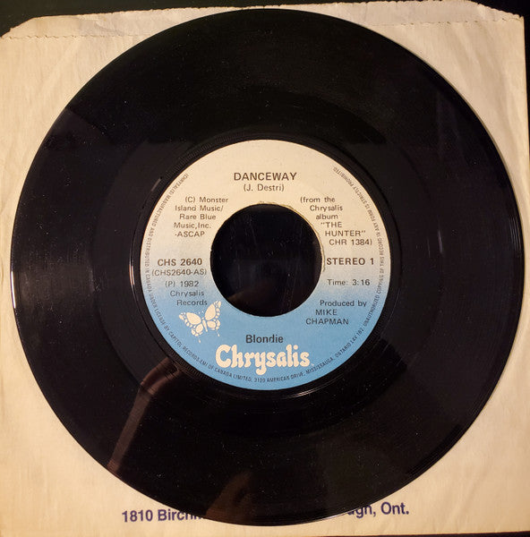Blondie : Danceway (7", Single)
