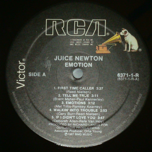Juice Newton : Emotion (LP, Album)