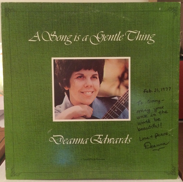 Deanna Edwards : A Song Is A Gentle Thing (LP, Album)