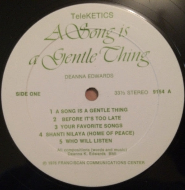 Deanna Edwards : A Song Is A Gentle Thing (LP, Album)