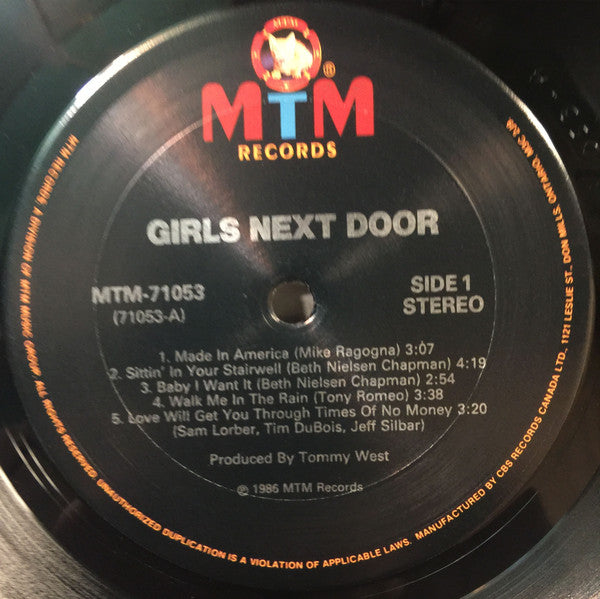 Girls Next Door : The Girls Next Door (LP)